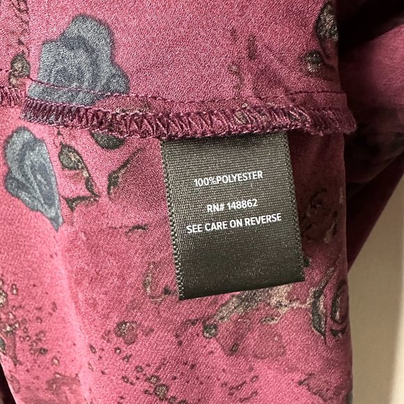 Torrid | NWT | Georgette Wrap Tunic Blouse | Floral Sugar Skulls - Picture 10 of 11